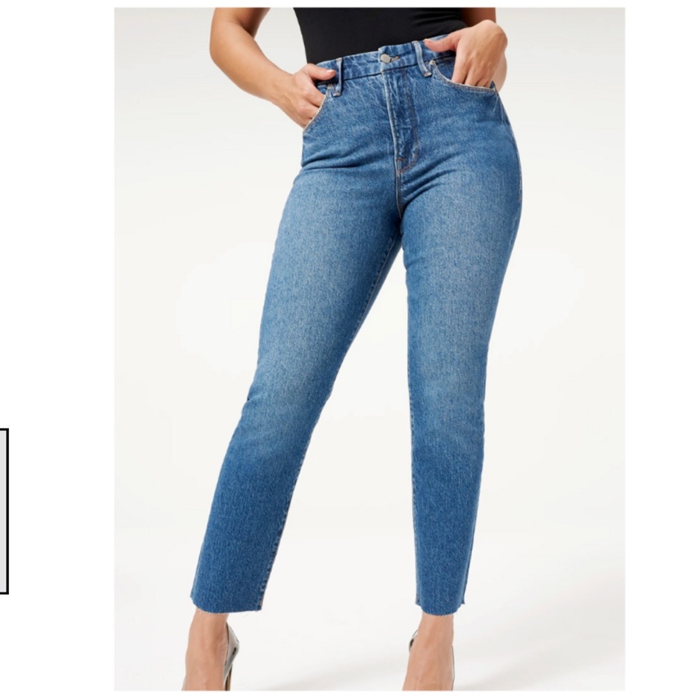 Good American Good Classic Raw Hem